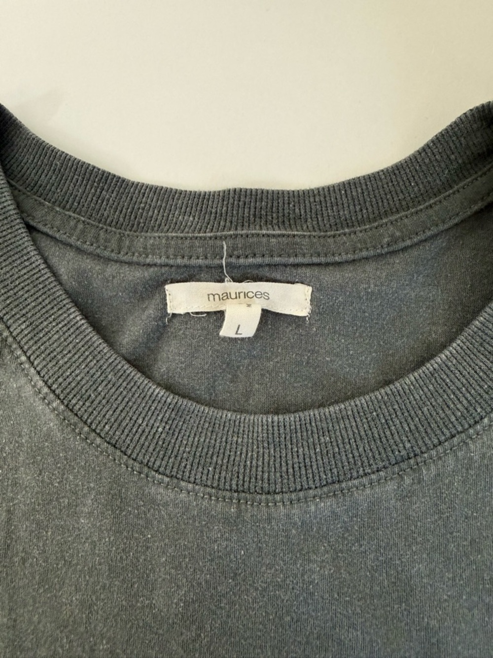 Maurices Nashville Music City Oversized Graphic Tee Gray Country Large Women’s - Picture 9 of 11